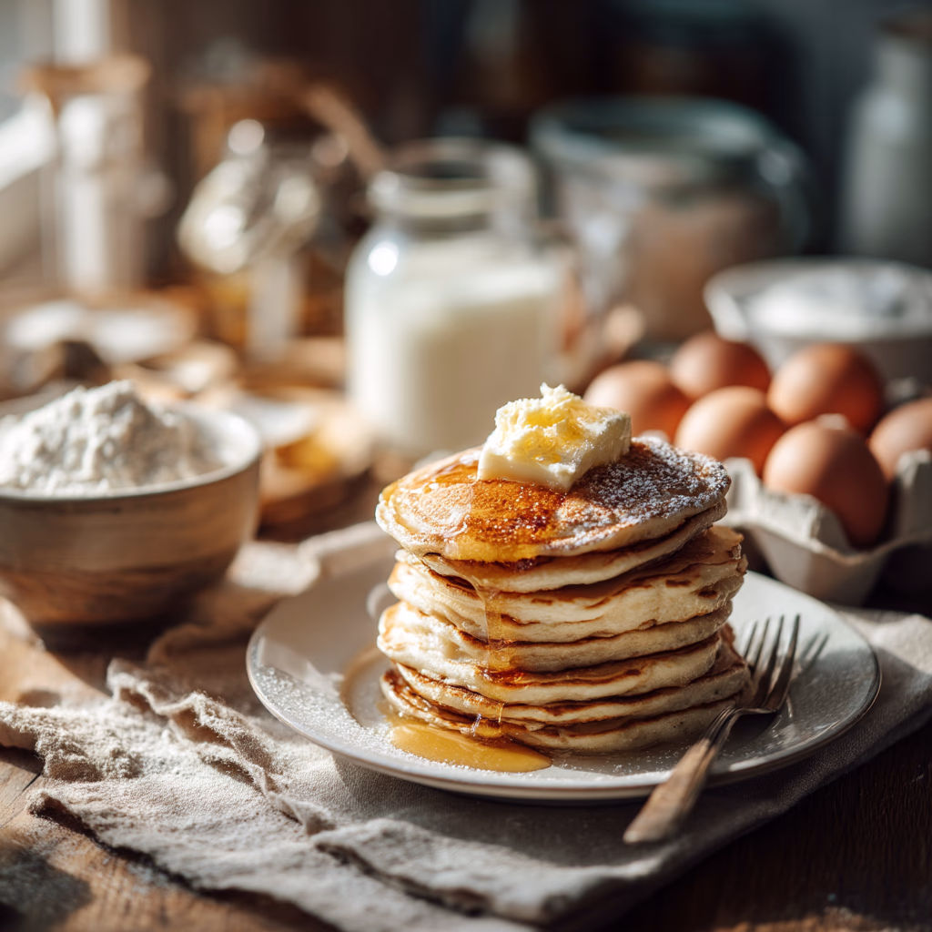 Pancake Recette : 4 Ingrédients Pour des Pancakes Moelleux, Simples et Rapides